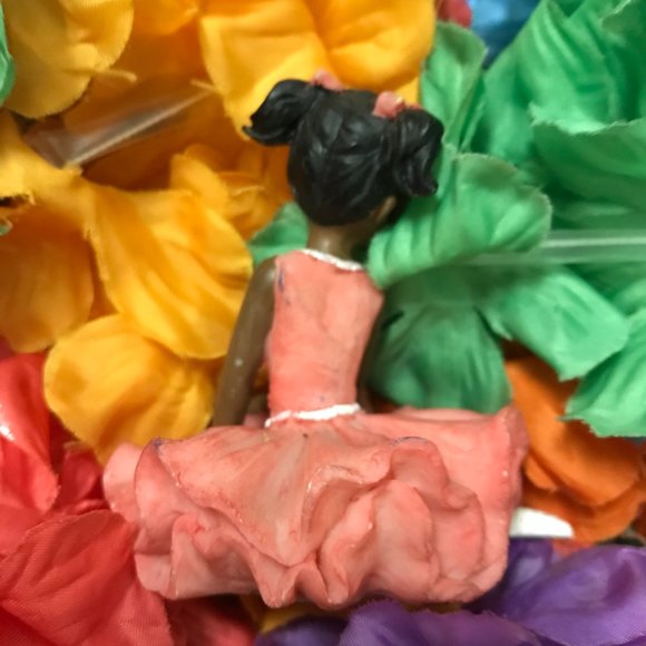 Ballerina Black/Afro-American Miniature Statue - Picture 2 of 16